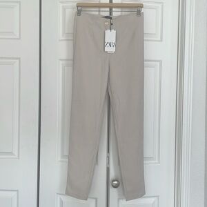 Zara beige pants medium new